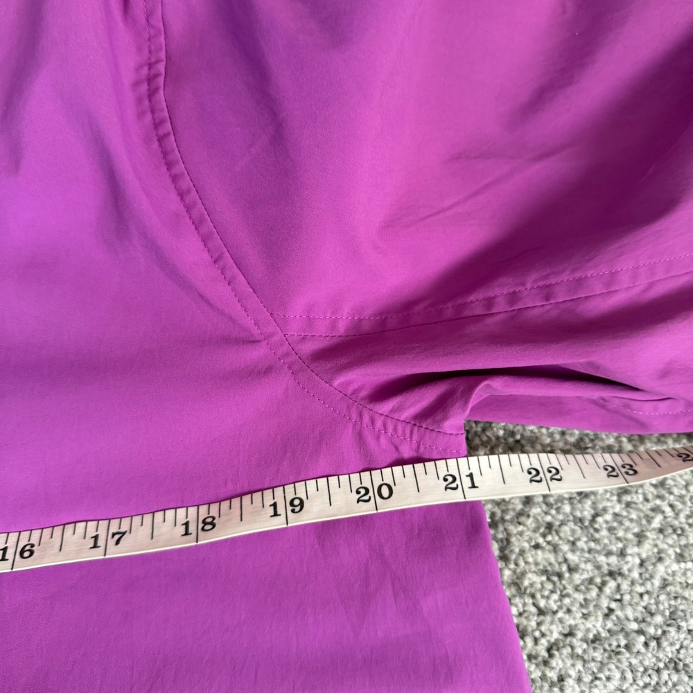 Athleta women's Oversized Poplin Button Down Shirt Purple XS‎ - Picture 7 of 8
